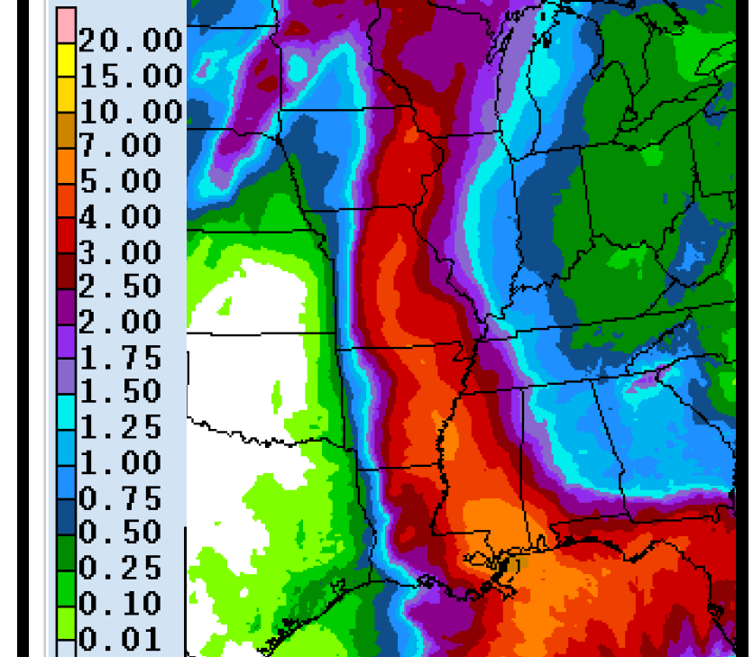 Remnants of Tropical Storm Cristobal looks like it’ll bring heavy